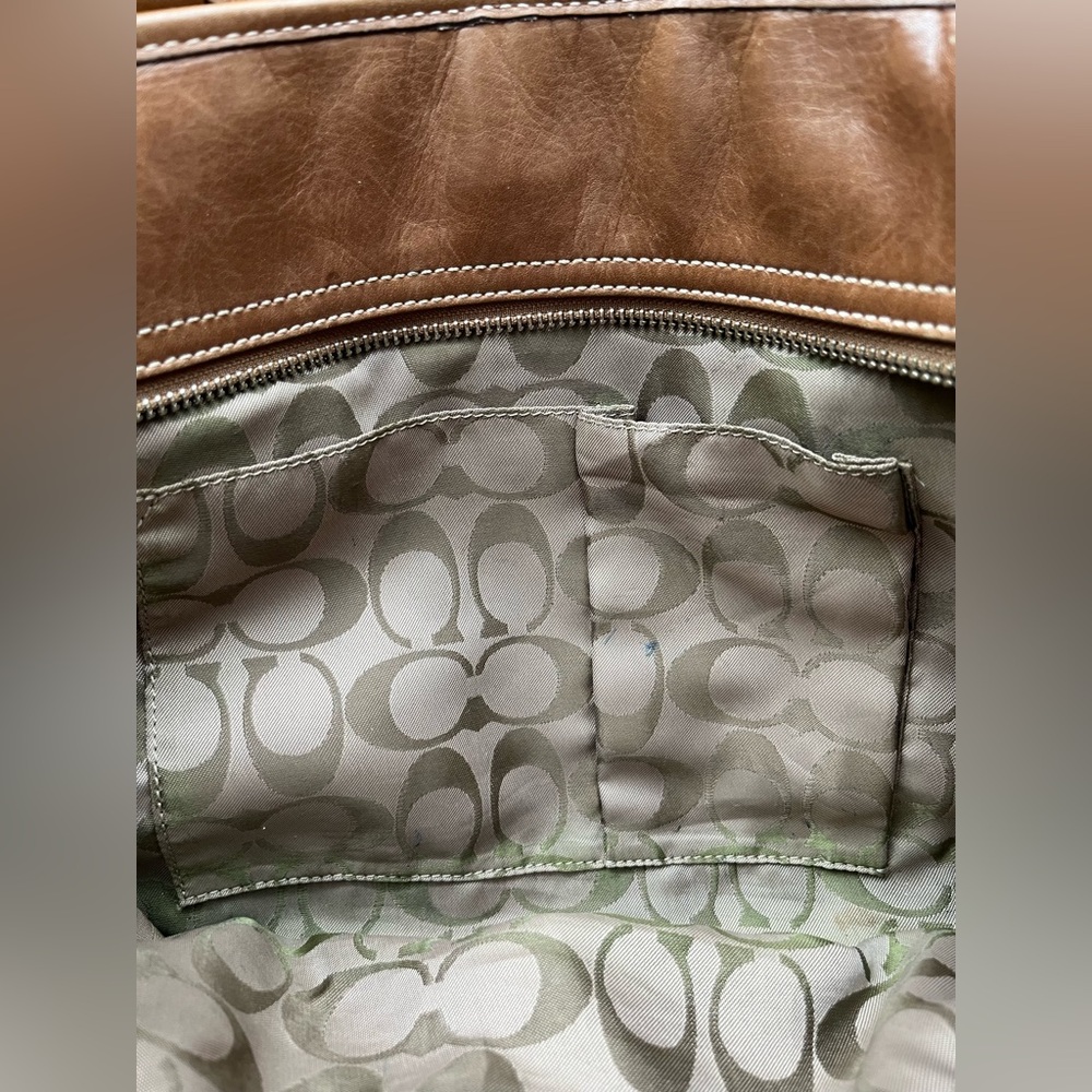 Vintage Coach 9544 Soho Leather Tote - Picture 7 of 11